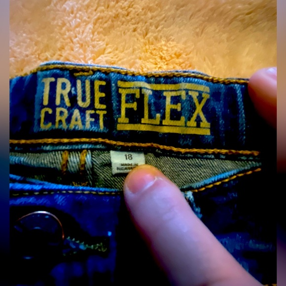 Boys True Craft sz18 Flex Skinny Jeans.  Adjustable waist straps. - Picture 3 of 4